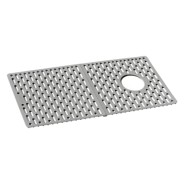 Ruvati Silicone Bottom Grid Sink Mat for RVG1302 and RVG2302 Sinks Gray RVA41302GR - main
